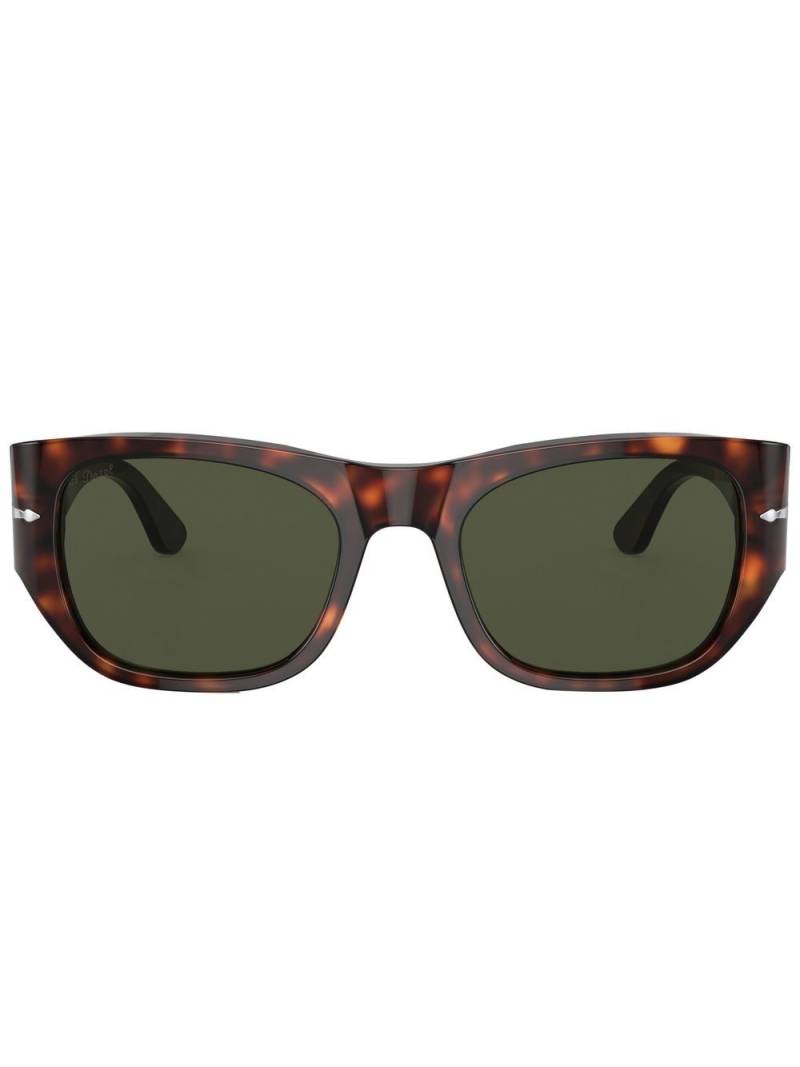 Persol tortoiseshell-effect wayfarer sunglasses - Green von Persol