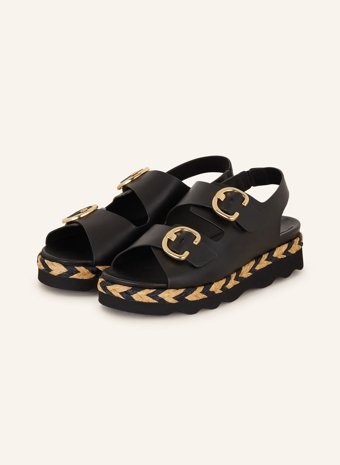 Pertini Plateau-Sandalen schwarz Pertini Plateau-Sandalen schwarz von Pertini
