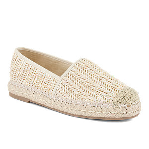 Pesaro Damen Espadrille Creme von Pesaro