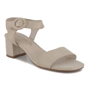 Pesaro Damen Hohe Sandalette Beige von Pesaro