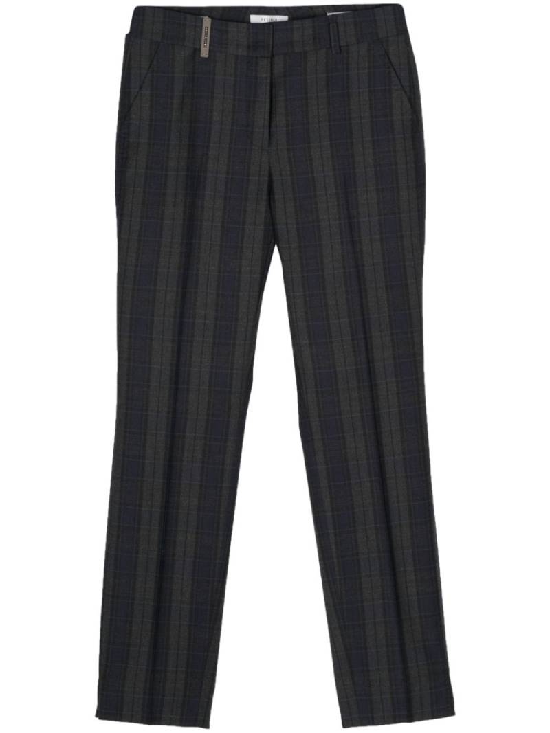 Peserico 4718 tailored trousers - Blue von Peserico