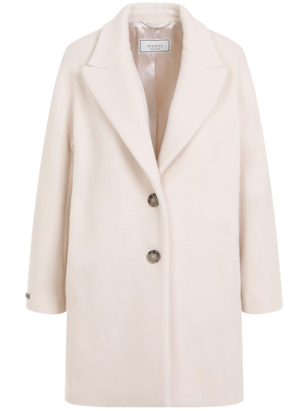 Peserico Cocoon single-breasted coat - Neutrals von Peserico