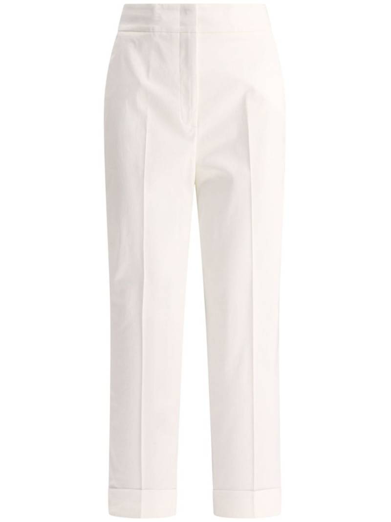 Peserico Cotton Trousers - White von Peserico