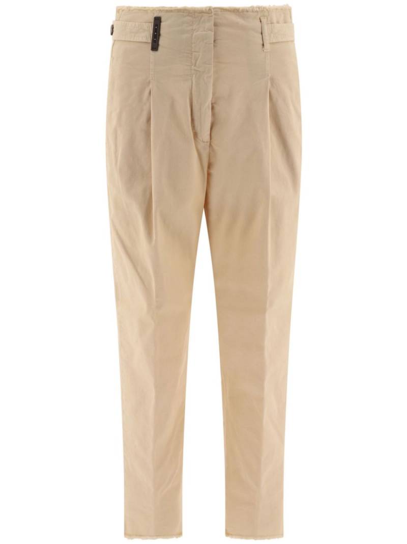 Peserico tapered cotton trousers - Neutrals von Peserico