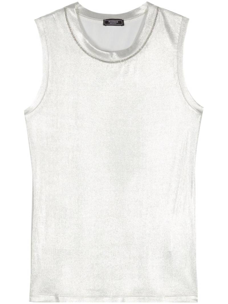 Peserico Monili-chain metallic tank top - Neutrals von Peserico