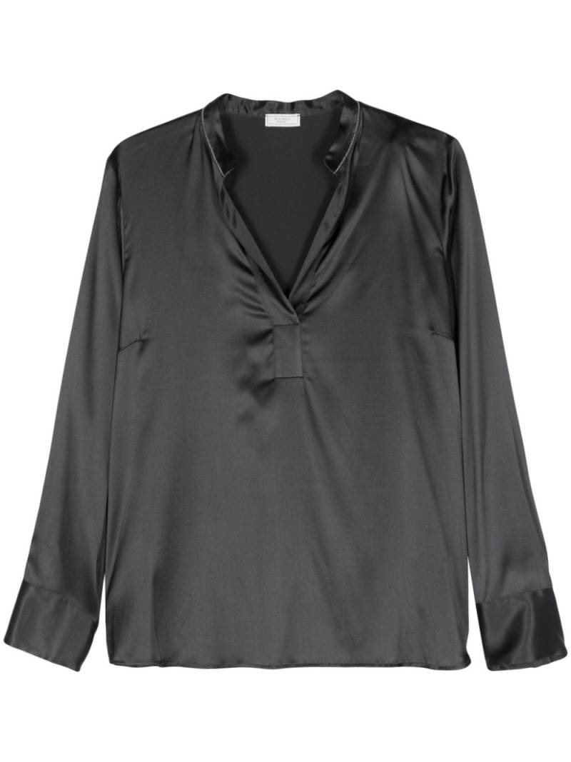 Peserico Punto Luce-chain blouse - Grey von Peserico