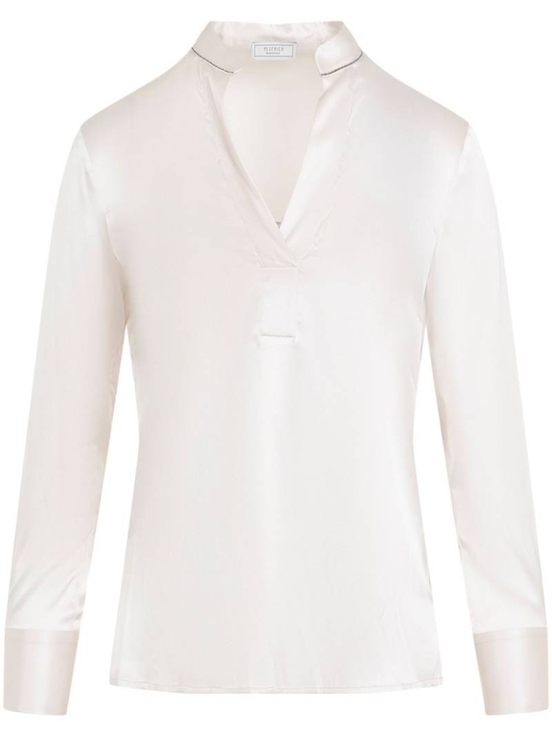 Peserico Punto Luce-chain blouse - Neutrals von Peserico