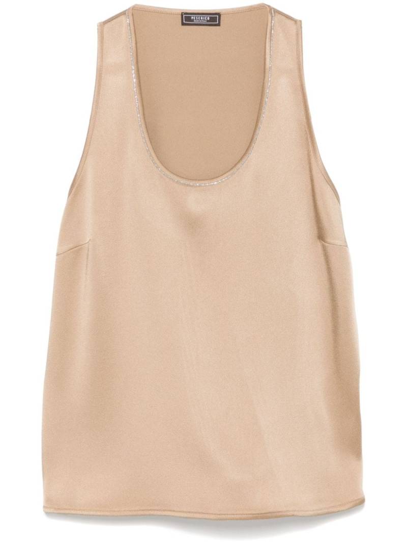 Peserico Punto Luce-chain tank top - Neutrals von Peserico