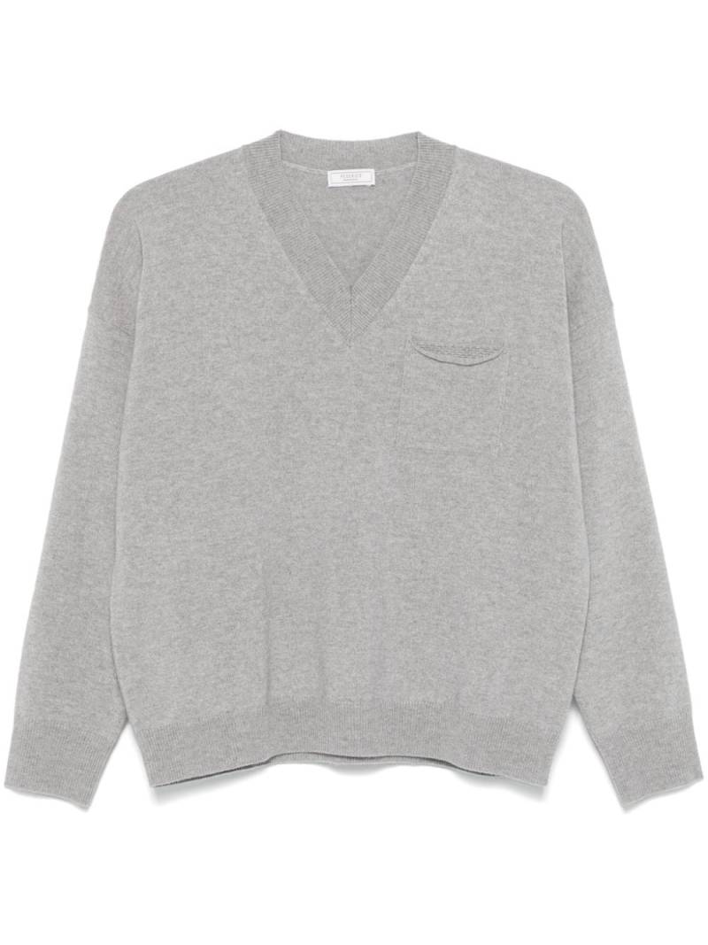 Peserico Punto Luce-embellished sweater - Grey von Peserico