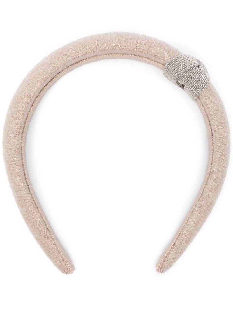 Peserico Punto Luce-trim hair band - Neutrals von Peserico