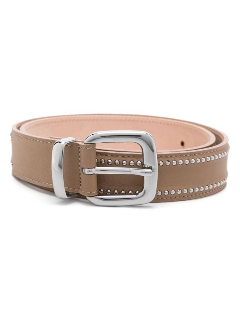 Peserico Punto Luce-trim leather belt - Neutrals von Peserico