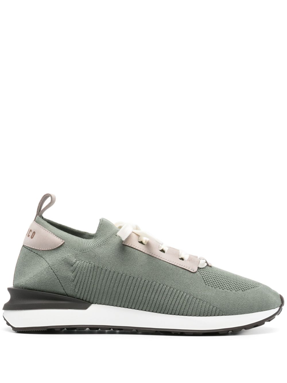 Peserico almond knitted sneakers - Green von Peserico