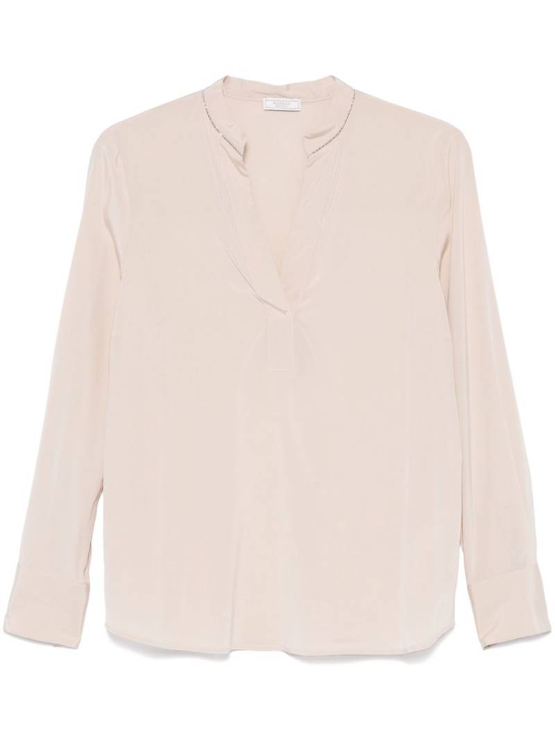 Peserico bead-detail blouse - Neutrals von Peserico