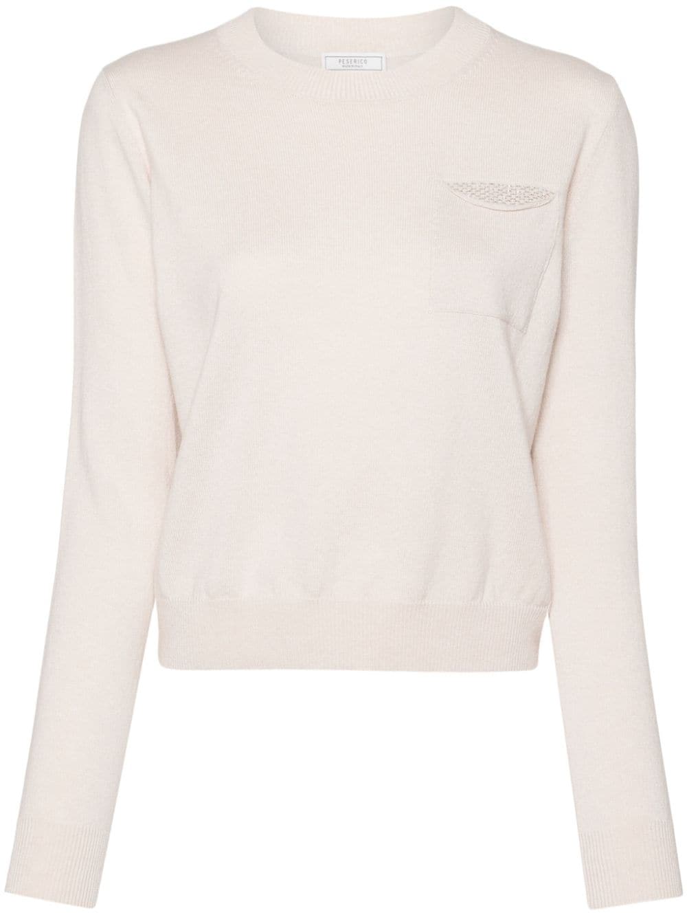 Peserico bead-embellished jumper - Neutrals von Peserico