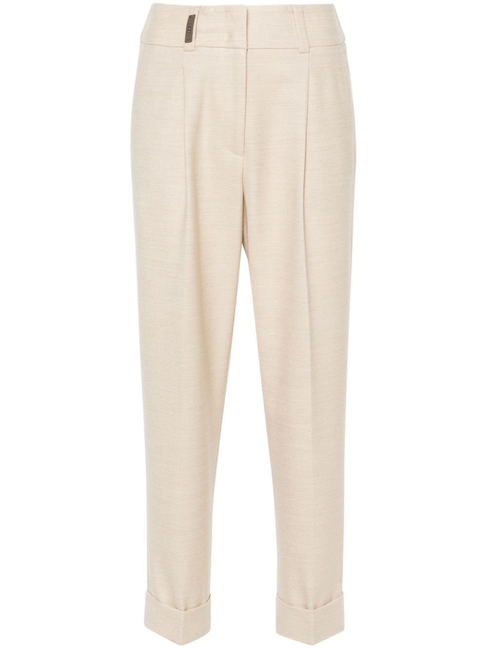 Peserico bead-embellished trousers - Neutrals von Peserico