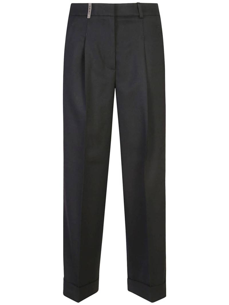 Peserico beaded-trim trousers - Black von Peserico