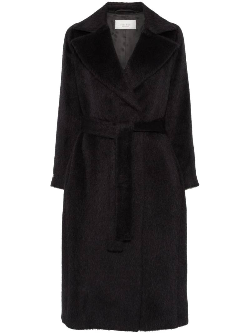 Peserico belted coat - Black von Peserico