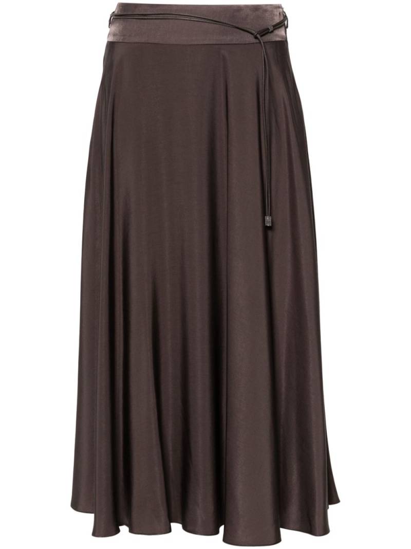 Peserico belted midi skirt - Brown von Peserico