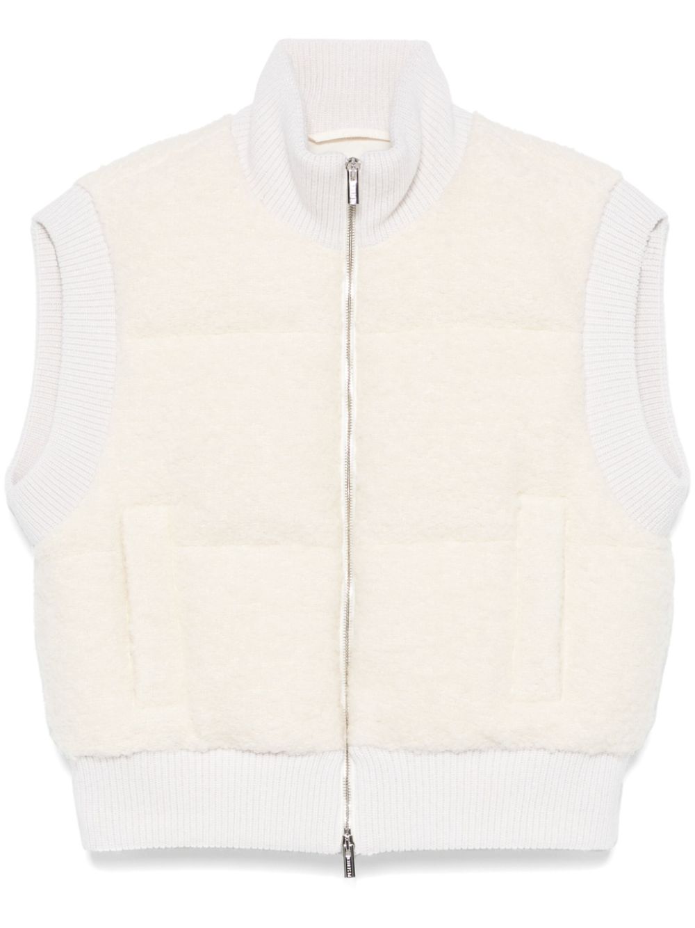 Peserico bouclé gilet - Neutrals von Peserico