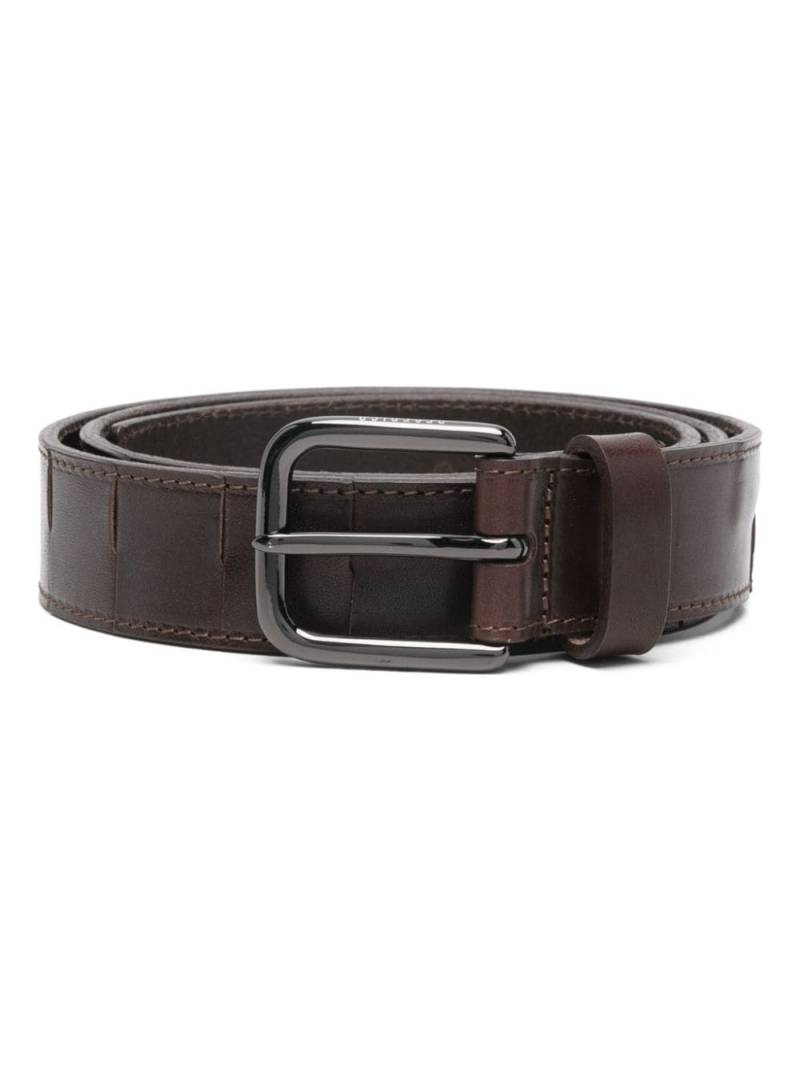 Peserico braided leather belt - Brown von Peserico