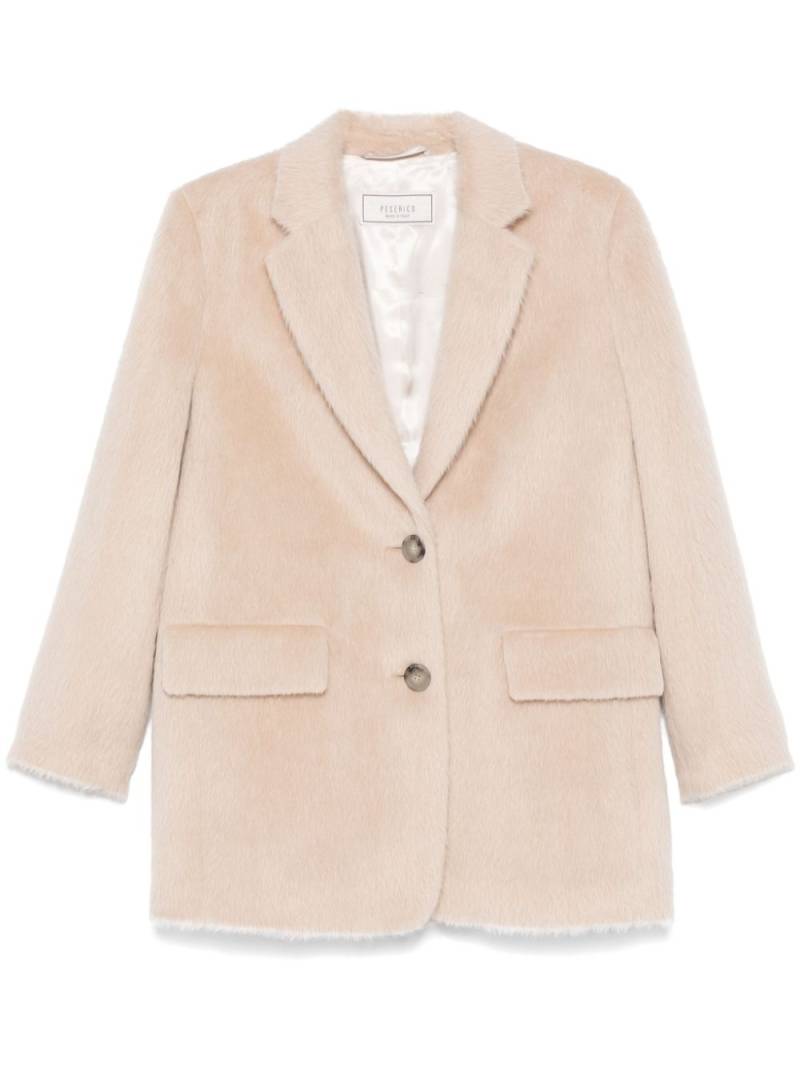 Peserico brushed blazer - Neutrals von Peserico