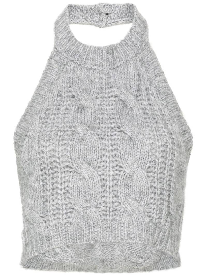 Peserico cable-knit top - Grey von Peserico