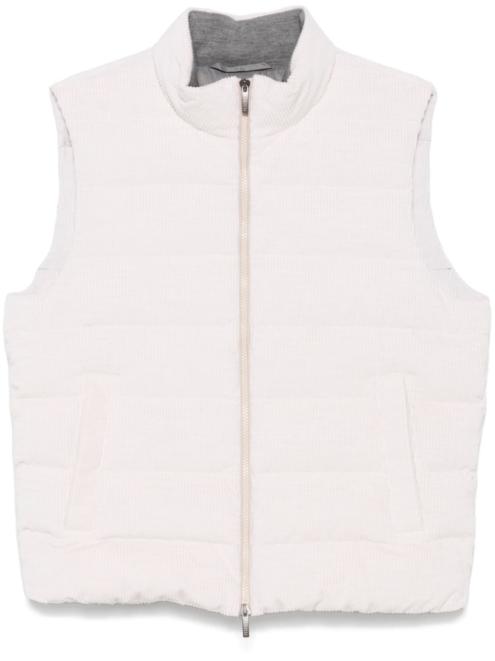 Peserico corduroy gilet - Neutrals von Peserico