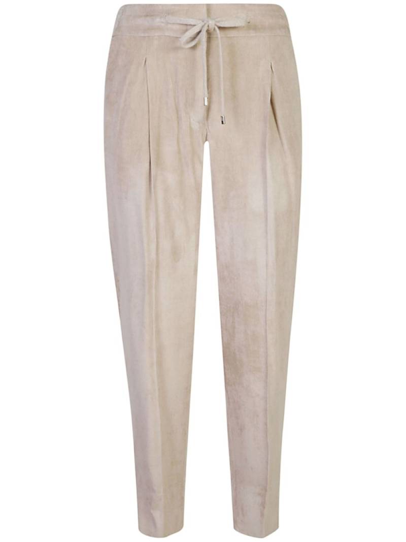 Peserico corduroy jogger trousers - Neutrals von Peserico