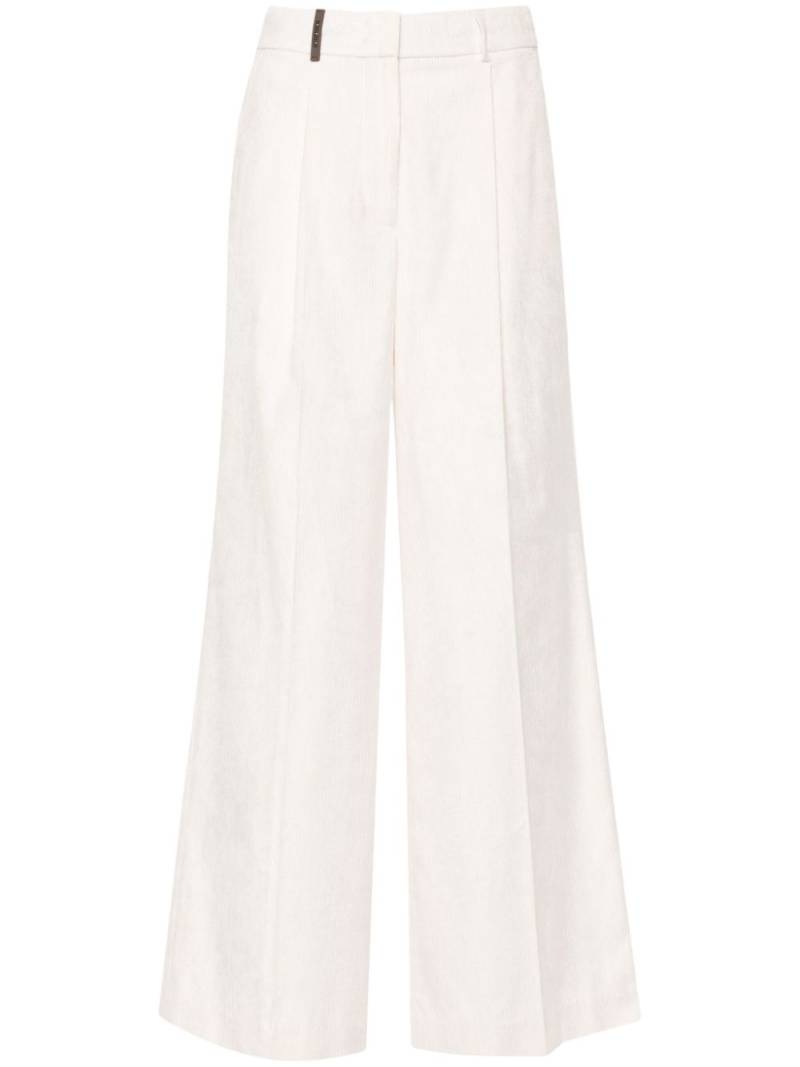 Peserico corduroy straight-leg trousers - Pink von Peserico