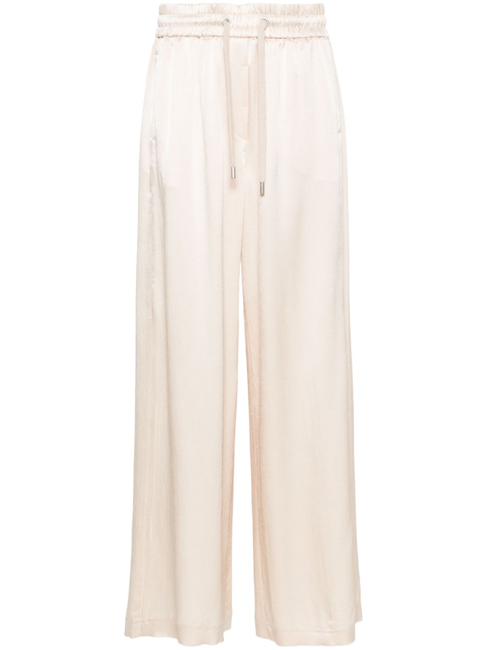 Peserico crinkled palazzo pants - Neutrals von Peserico