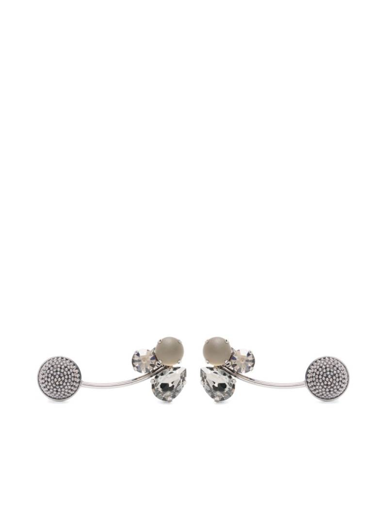 Peserico crystal drop earrings - Silver von Peserico