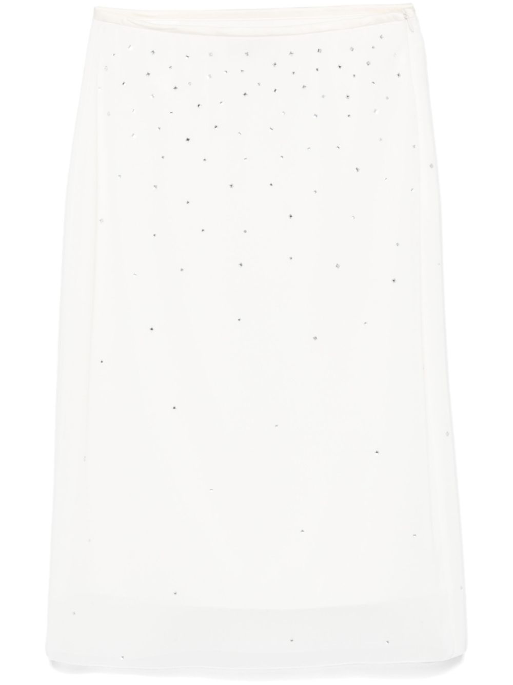 Peserico crystal-embellished skirt - Neutrals von Peserico