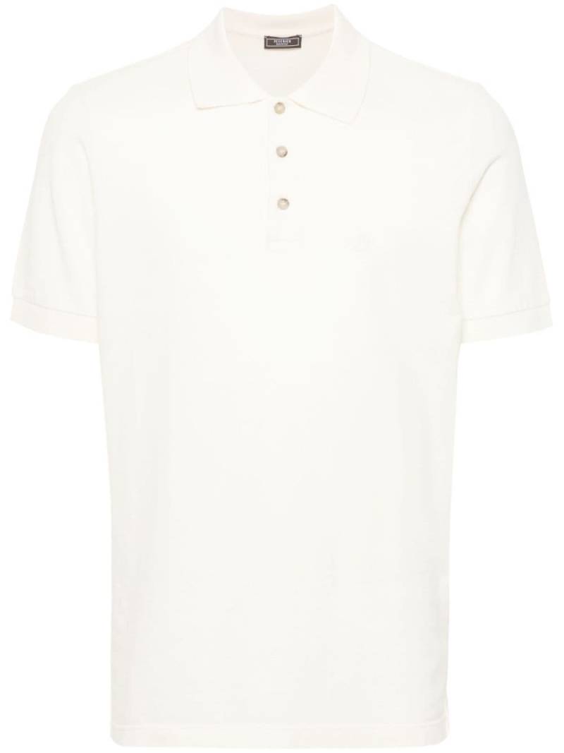 Peserico debossed-logo cotton polo shirt - Neutrals von Peserico