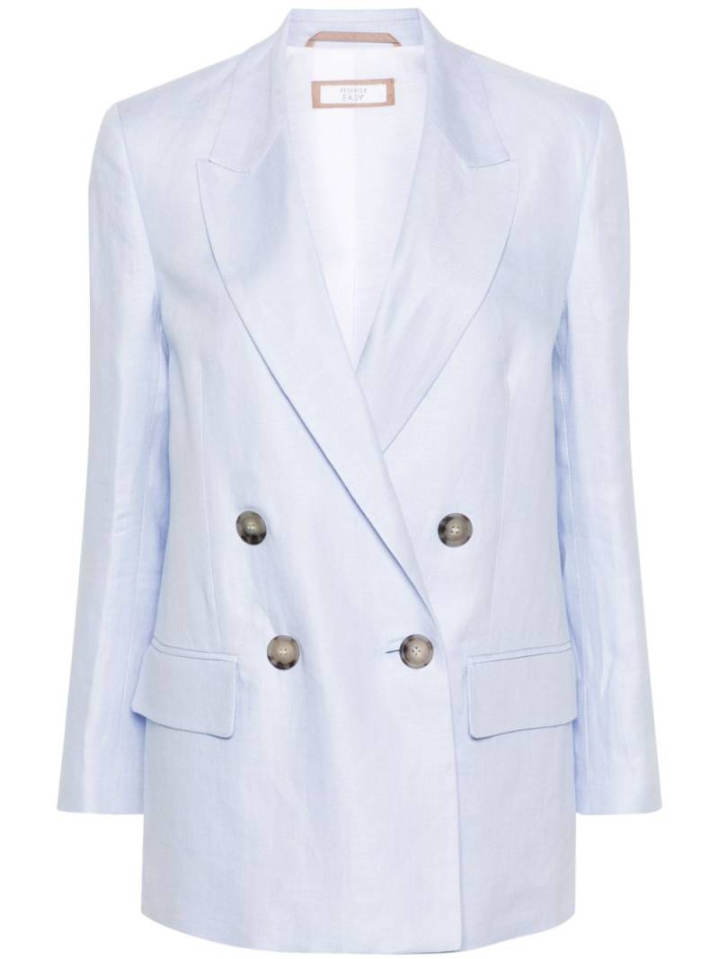 Peserico double-breasted blazer - Blue von Peserico