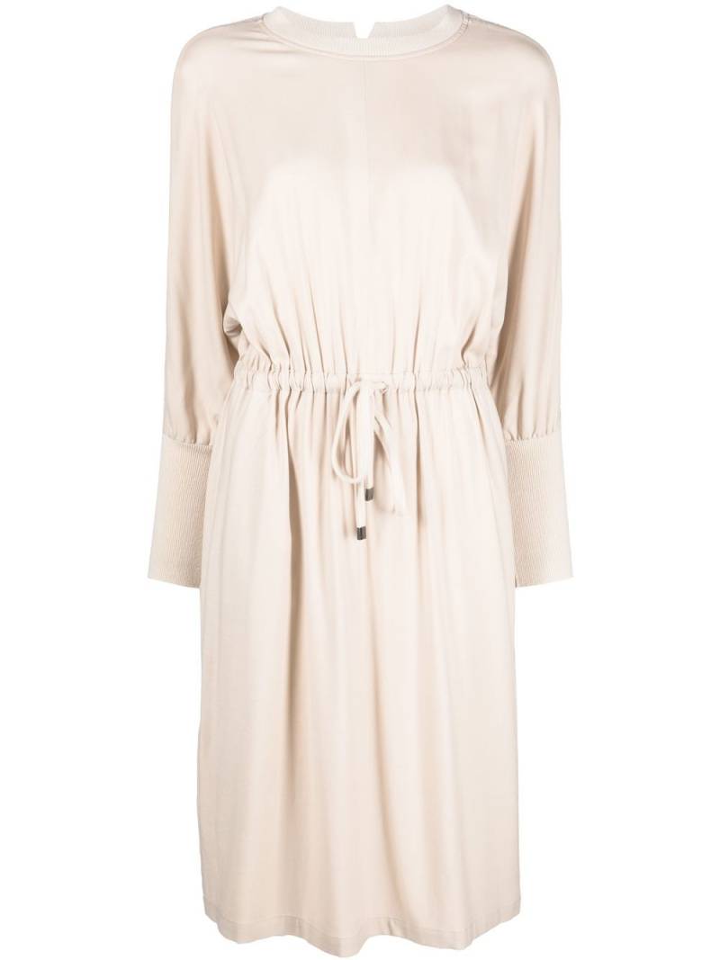 Peserico drawstring jumper dress - Neutrals von Peserico