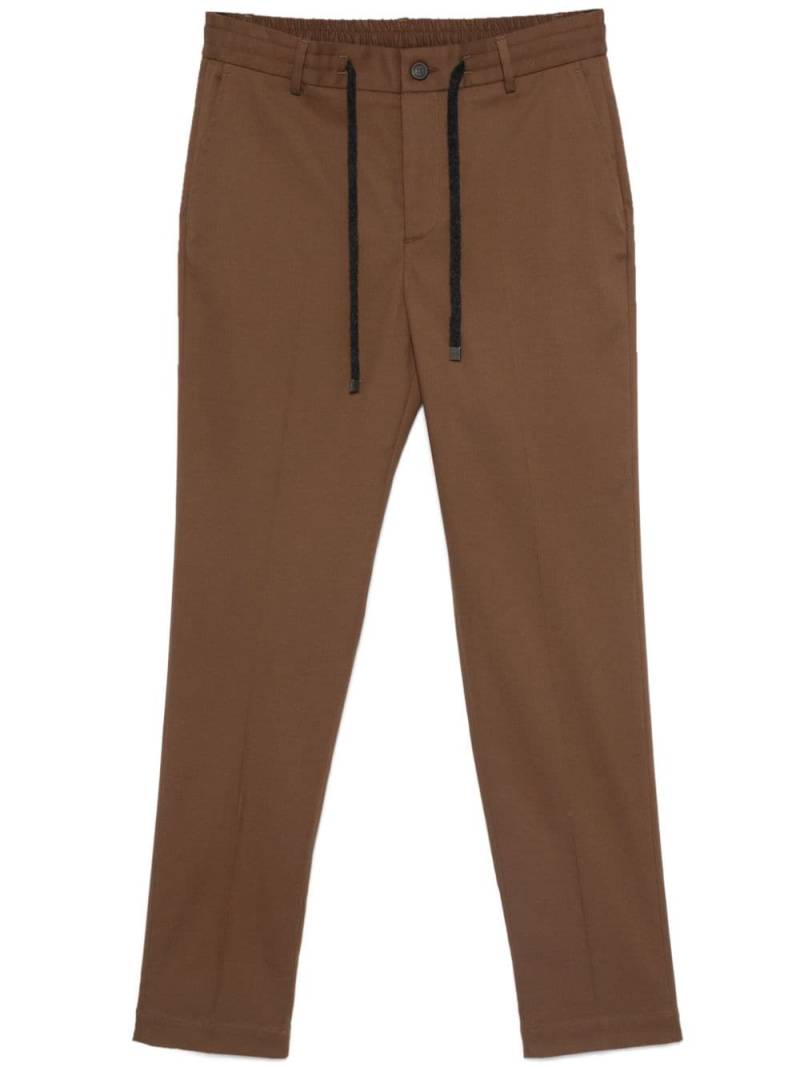 Peserico drawstring-waist trousers - Brown von Peserico