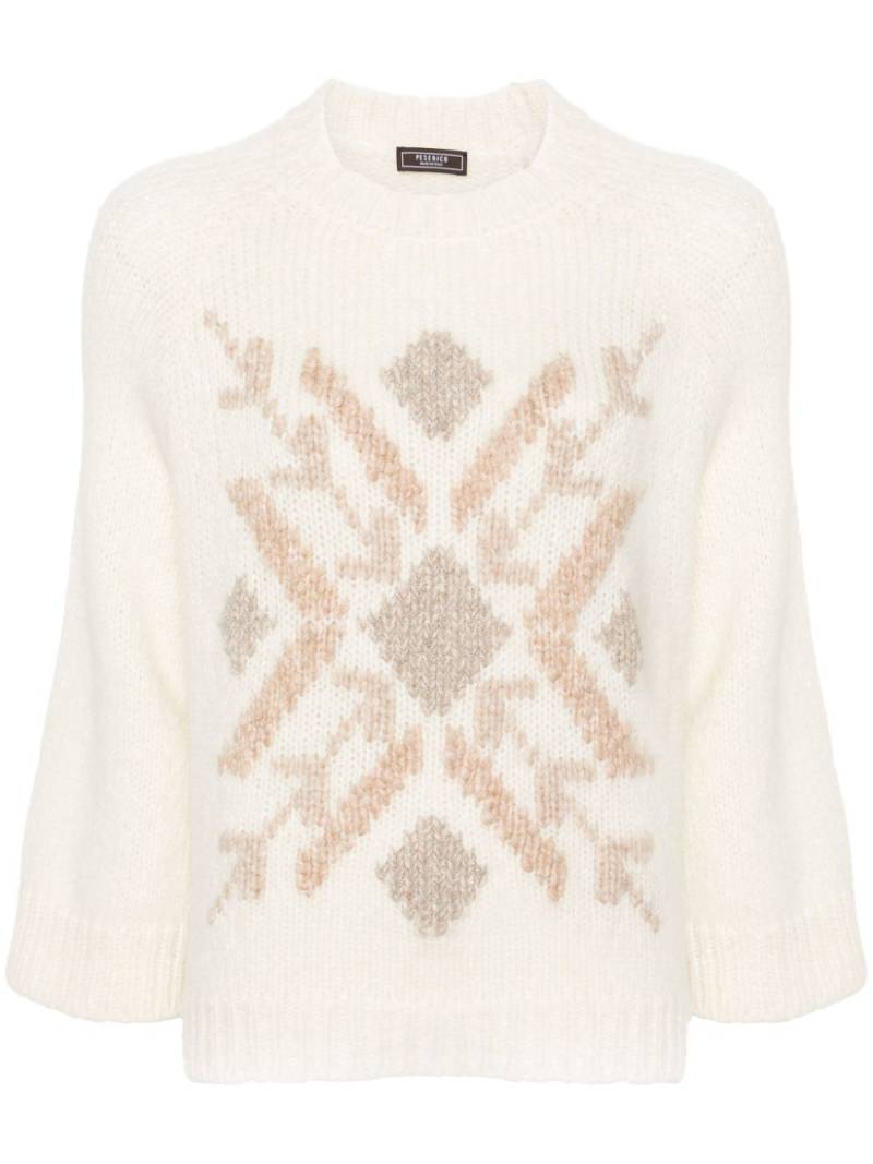 Peserico embroidered sweater - Neutrals von Peserico