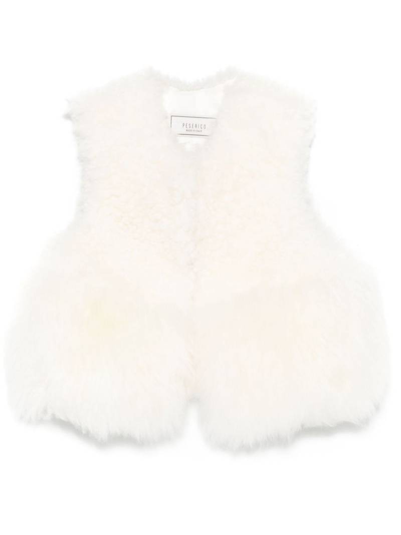 Peserico fur gilet - White von Peserico