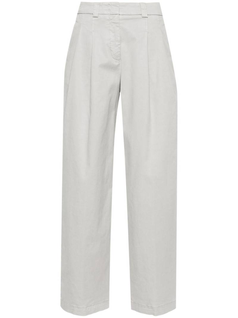 Peserico gabardine trousers - Grey von Peserico