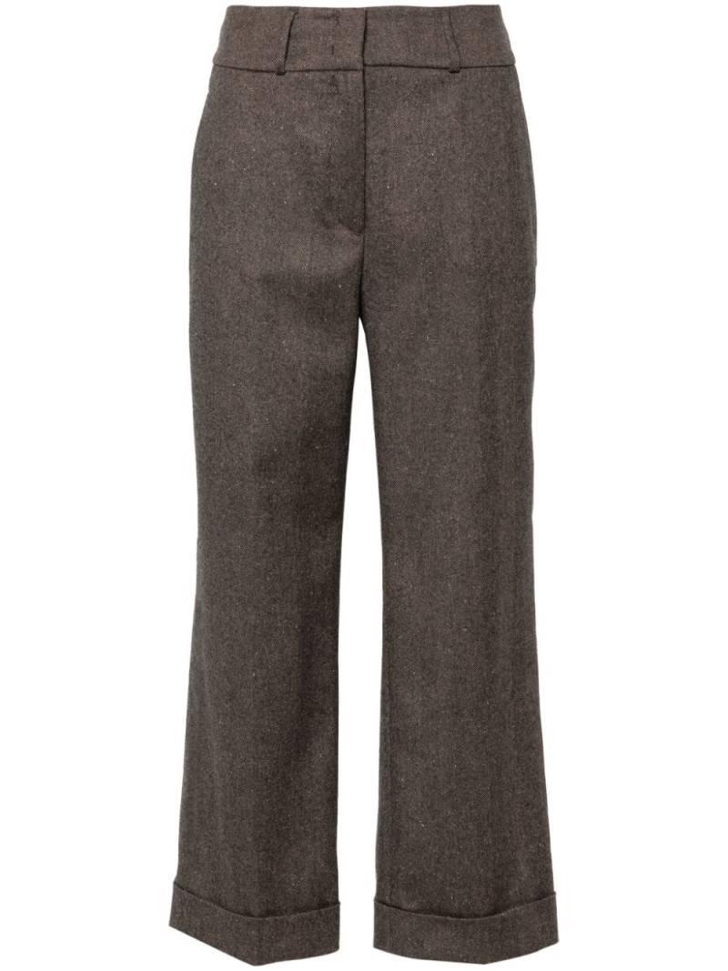 Peserico herringbone trousers - Brown von Peserico