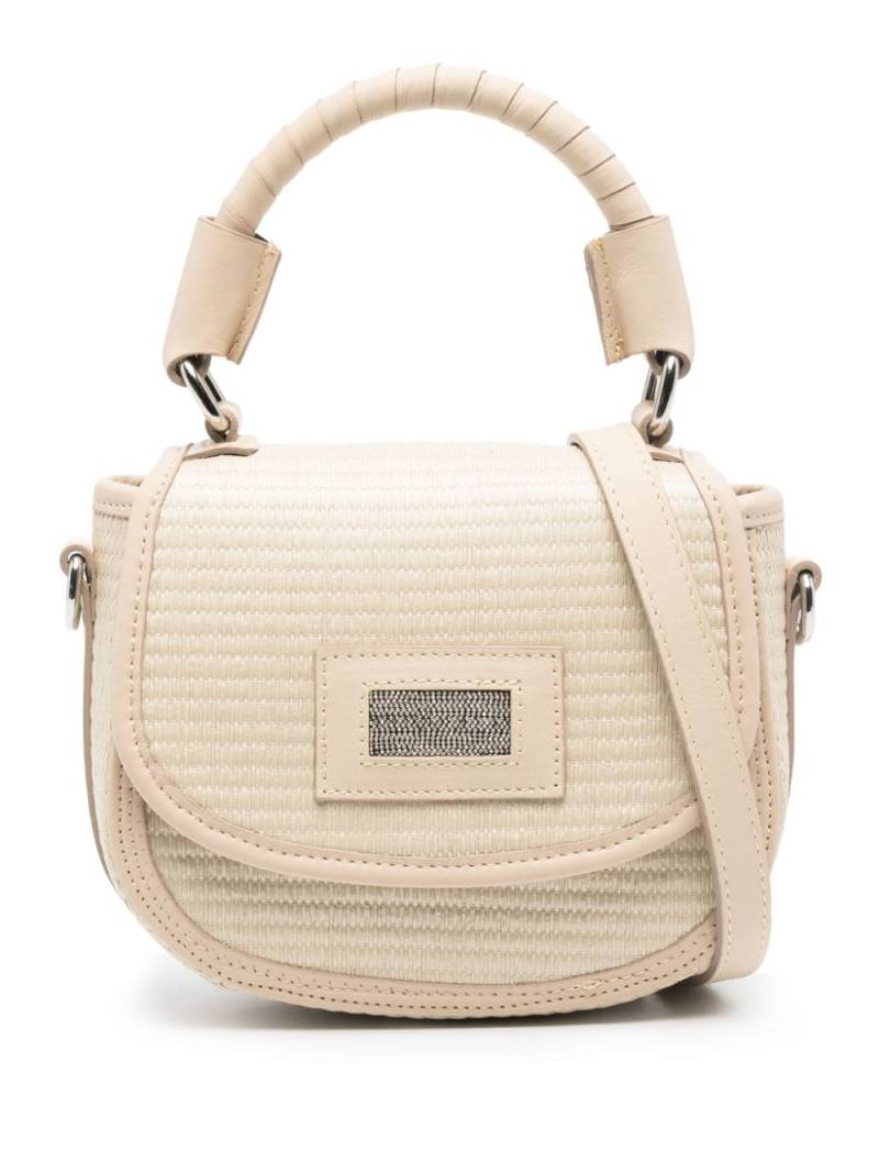 Peserico interwoven-design crossbody bag - Neutrals von Peserico