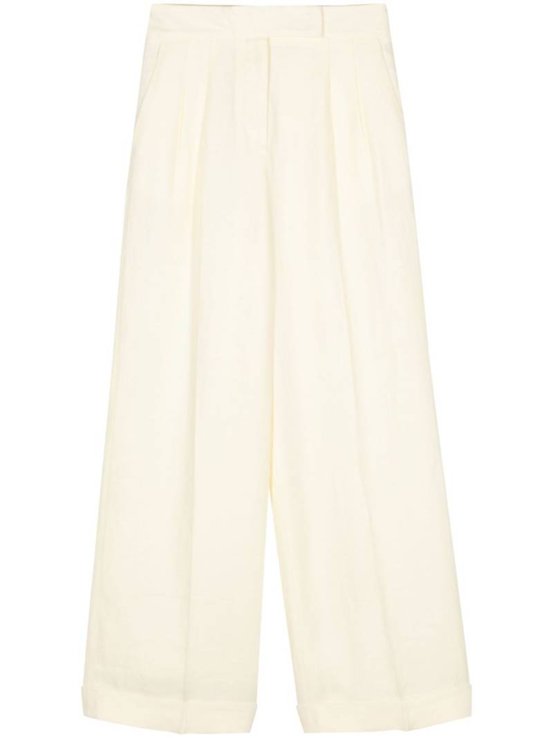 Peserico linen palazzo pants - Yellow von Peserico