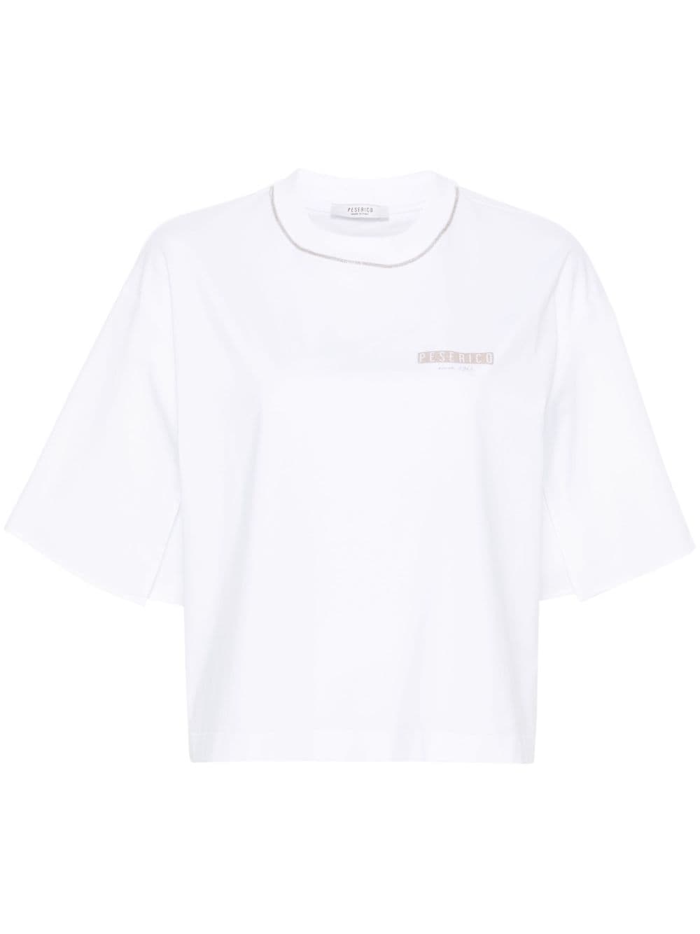 Peserico logo-print T-shirt - White von Peserico