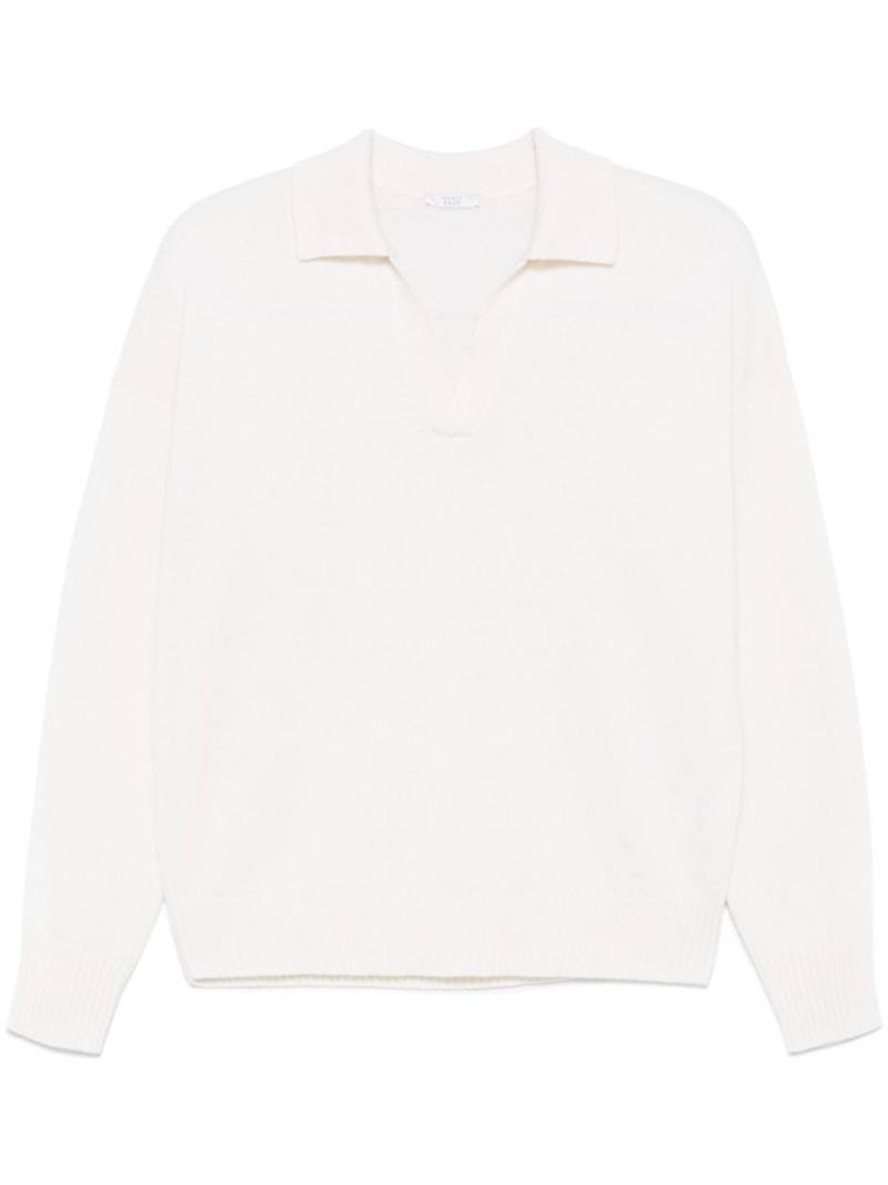 Peserico long-sleeve polo top - Neutrals von Peserico