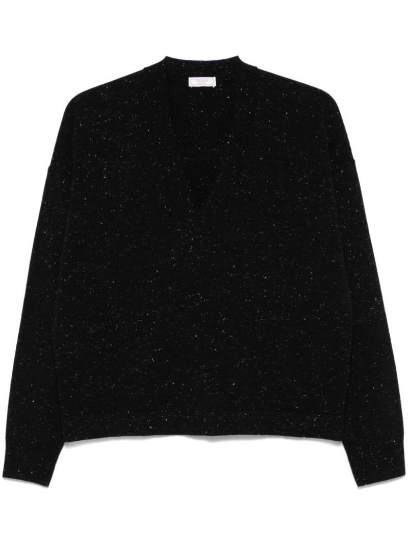 Peserico lurex-detail sweater - Black von Peserico