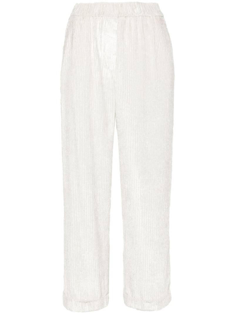 Peserico lurex-detail trousers - Neutrals von Peserico