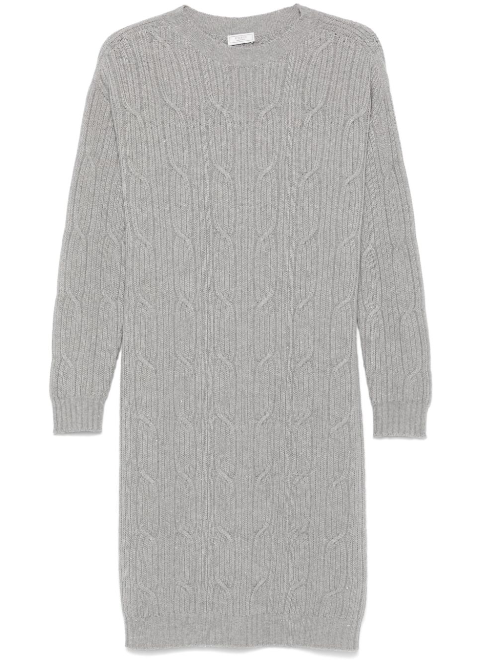 Peserico lurex midi dress - Grey von Peserico