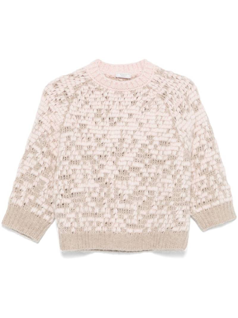 Peserico marl knit sweater - Pink von Peserico