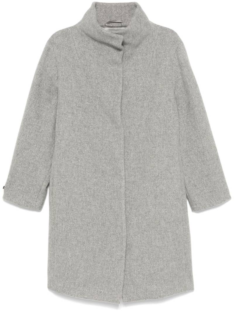 Peserico metallic coat - Grey von Peserico