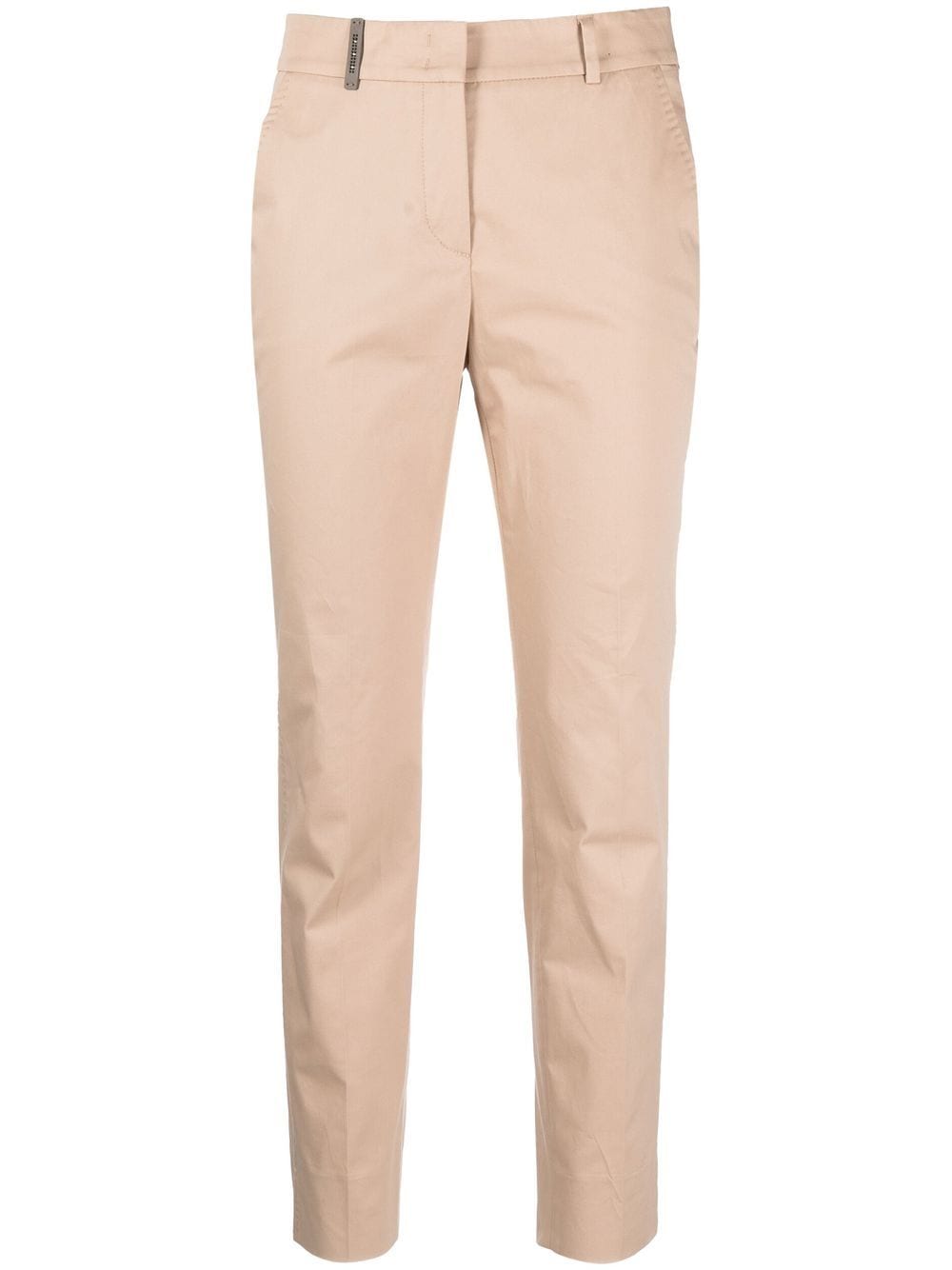 Peserico mid-rise cropped trousers - Neutrals von Peserico